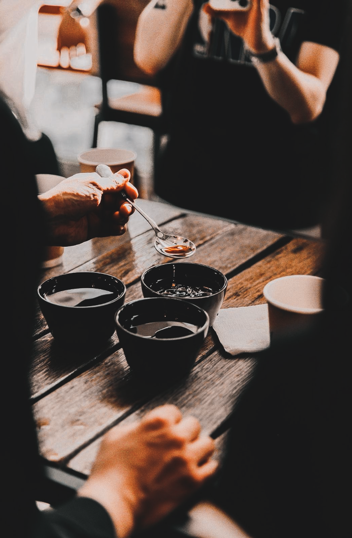 Coffee cupping