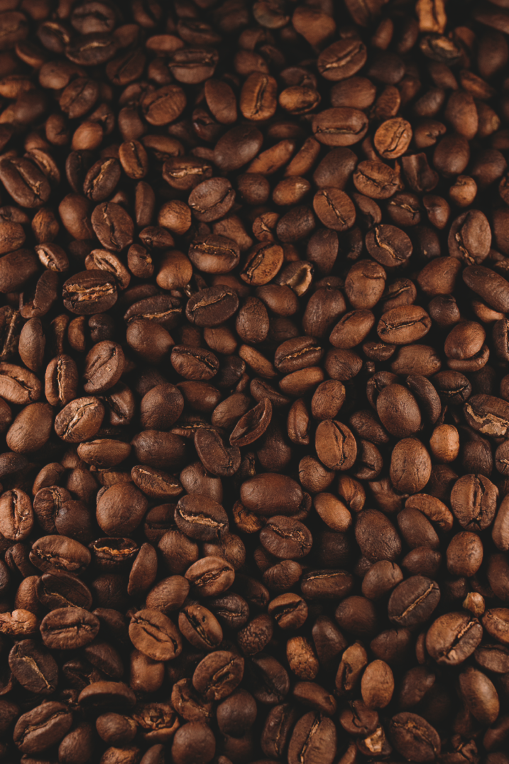 Roasted coffee beans